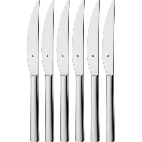 WMF Juego de cuchillos para carne Nuova de 6 piezas (1/3)