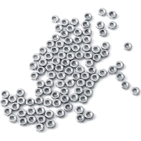 Ensemble de 600 vis, boulons, écrous et rondelles à tête hexagonale creuse M2 en acier inoxydable 304