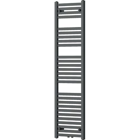 Radiador secatoallas eléctrico 574W 150x40x3cm, Gris (1/4)