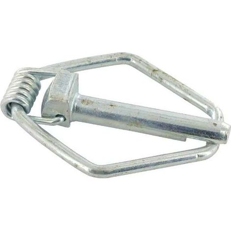 Goupille de sécurité à ressort 8mm x 48mm – Pour attelage remorque tracteur – Résistante aux chocs – Usage professionnel (1/2)