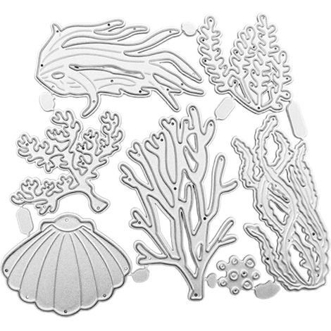 Coral Crafts Karten-Stanzschablonen für die Kartenherstellung, Foto-Dekorpapier-Stanzformen