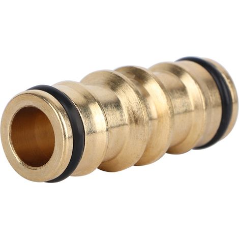 Adattatore per tubo flessibile in ottone – 4,6 cm – superficie liscia – resistente alla corrosione – giardino e prato
