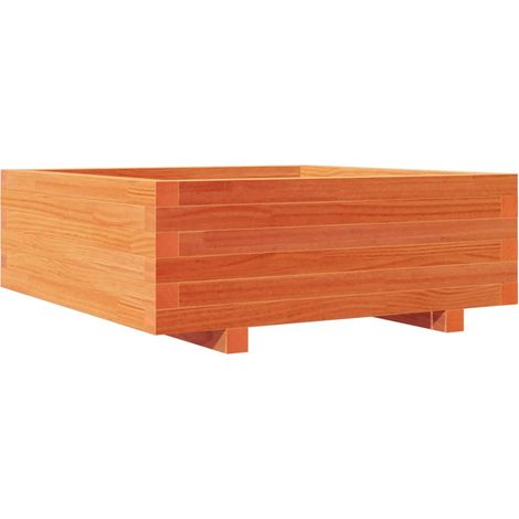 Maison Exclusive - Fioriera Giardino Marrone Cera 70x70x26,5cm Legno Massello Pino