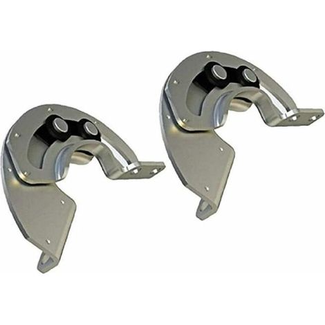 [Lot de 2] Charnières invisibles à 90° pour équipements industriels, portes d'armoires, charnières coulissantes en acier au carbone, accessoires de mobilier sécurisés avec deux pieds