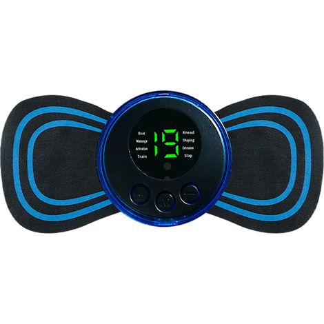 Appareil de Massage Cervical Rechargeable 10 Niveaux 5 Modes, Coussinets TENS Basse Fréquence (1/5)