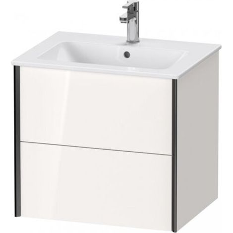 Support de lavabo sous plan XVIU 560x610x480mm Prof. sw ma blanc brillant (1/3)
