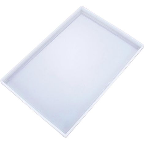 Silikonform für Harztabletts, Teller, Schalen, DIY-Epoxidharz-Guss, Griffe, Bastelarbeiten-B