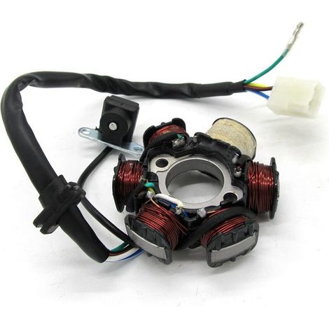 Moteur horizontal de moto C100-6, classe B, magnéto à 6 pôles, bobine de stator demi-onde, 50/70cc, 90/110/125cc. (1/4)