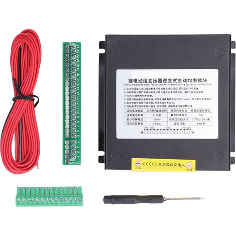 Lot de 5 modules équilibreur actif de batterie lithium 4S à 13S, égaliseur de tension avec connecteur à broches (1/5)