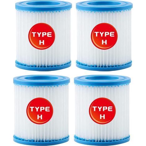 TAISHENGDA-for Intex Piscine Cartouche de Filtre Type H 29007 pour Filtre Pompes 28601, 28602 (4 PCS) (1/5)
