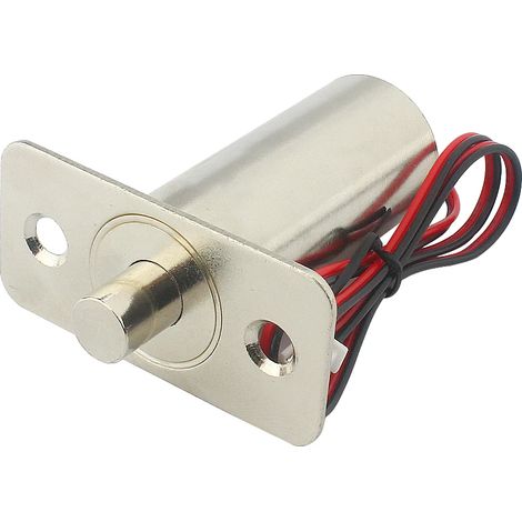 Integriertes 12V/24V DC-Elektroschloss, verdeckte Zugangskontrolle, elektrisches Schloss, Holztür, Edelstahl-Elektroschloss LY01T 12V DC (1/5)