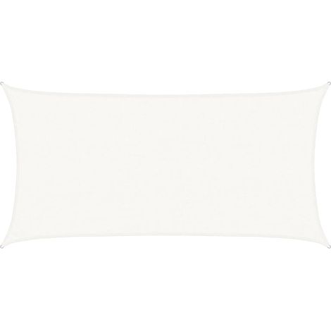 Voile d'ombrage 160 g/m² Blanc 2x3,5 m PEHD vidaXL