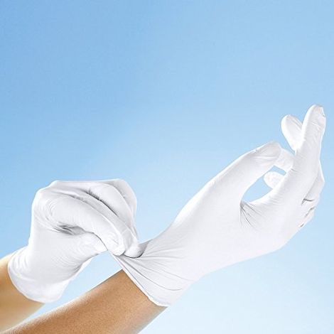 Guanti in nitrile franzmensch safe light bianco taglia XL