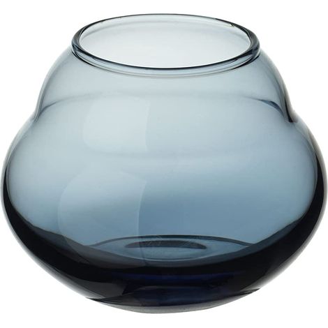Vase bleu, 9,4 cm, Cristal, Bleu (1/2)