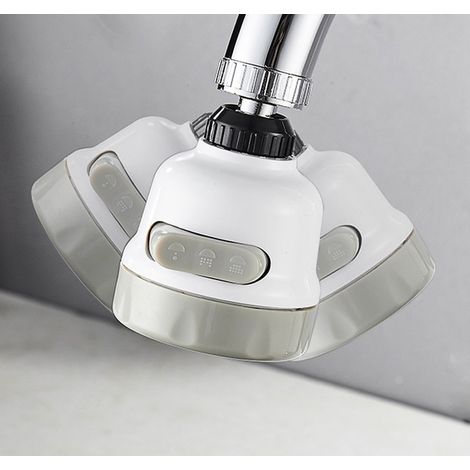 Drehbarer Wasserhahn-Schlauch – Wassersparend – Flexibler Wasserhahnaufsatz – 360° drehbar – Wasserhahnkopf – Wasserhahnfilter – Hochdruckarmatur – Sprühkopf – Küchenarmatur – Wasserhahnverlängerung (1/5)