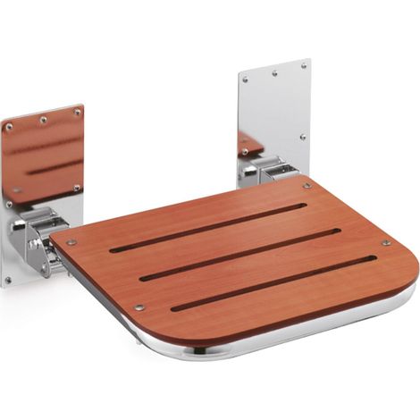 BELTRAN 2612 ASIDEROS Asiento Abatible para Ducha Inox y Otros Servicios Cerezo - ref: 064-2612