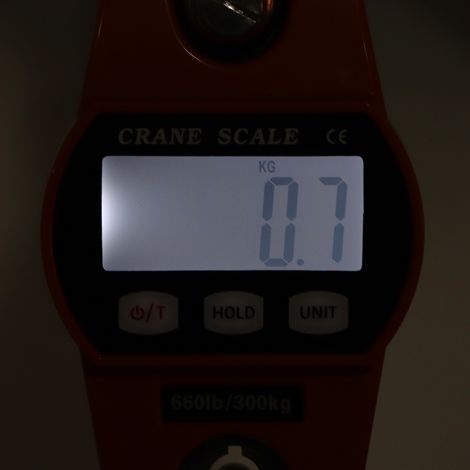 Digitale Kranwaage 300 kg/600 lbs, robuste Hängewaage für Haus, Bauernhof, Fabrik und Jagd (1/5)
