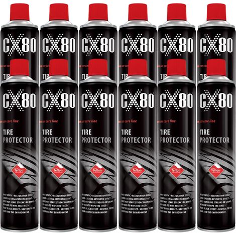 Spray detergente per pneumatici CX80 TEFLON 600ml x12 (1/2)