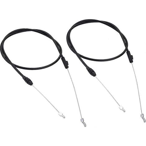 Câble de commande Bluezoo (lot de 2) 946-04661A pour tondeuses à gazon MTD Troy Bilt TB100, TB110, TB115, TB130, TB230 et TB240 pièces de rechange : 946-04661, 746-04661A, 746-046 (1/5)
