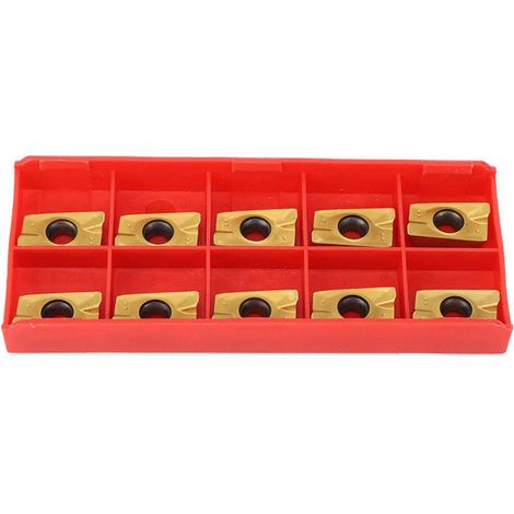 Inserts de fraisage APMT1604, tour en carbure cémenté tournant dureté 15-50HRC 10 pièces (1/5)
