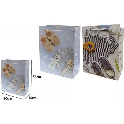 Enveloppe Enveloppe Sac Cadeau Anniversaire Mâle 50x40x15 Cm 69981 2 Modèles