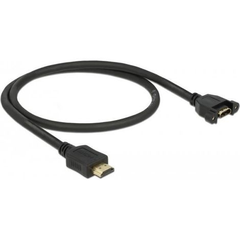 Câble HDMI 85463 - 0,5m - 4K - Or - Noir (1/2)