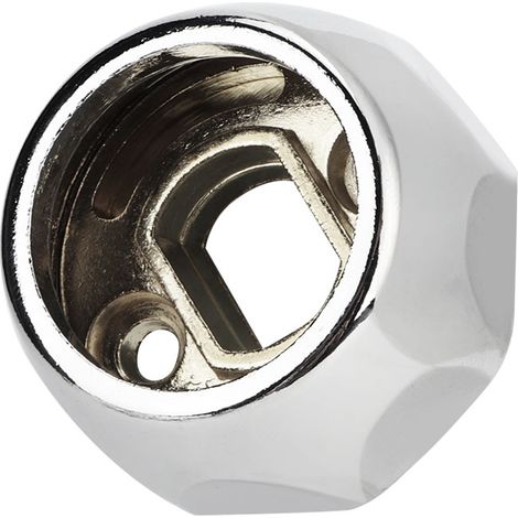 5 pièces Support de tringle ronde à bride octogonale, base de fixation pour penderie, diamètre 25mm (1/5)