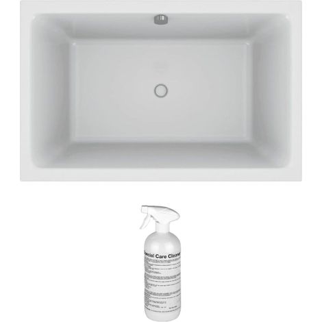 Bañera ducha JACOB DELAFON Cápsula profunda 140 x 90 cm + limpiador