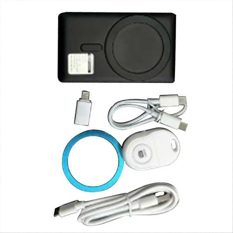 Moniteur Selfie Magnétique Sans Fil pour Miroir de Selfie Visualisation Améliorée de la Caméra Arrière Noir (1/5)