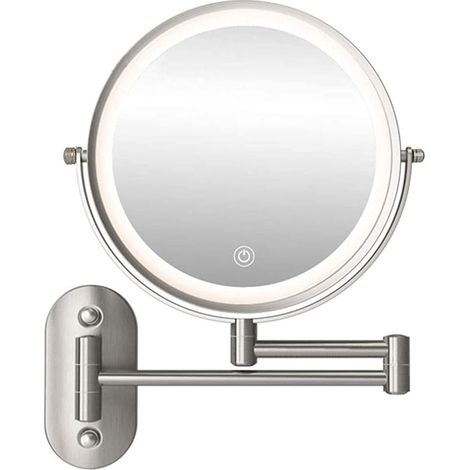Products Bathroom Wall Mounted Makeup Mirror LED Touch