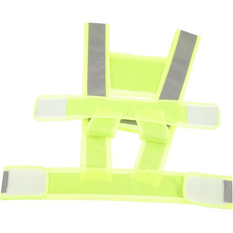 2 Pcs Construction Fluorescent Reflective Visibility Training Cycling