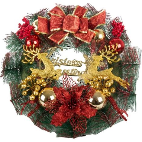 Décorations de Noël : guirlandes, décorations de porte, décorations murales (1/5)