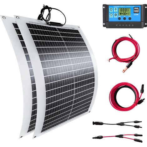 Kit de panneaux solaires, design flexible, caractéristique étanche, Ensemble de 200W, 18V (1/2)