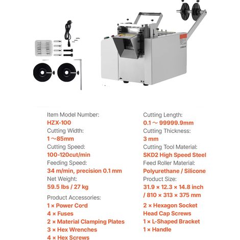Cortatubos, funcionamiento automático, cortatubos automático, compatibilidad versátil, 250 W (1/2)