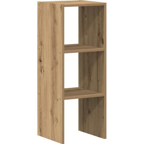 Maison Exclusive - Bücherregal Stapelbar Artisan-Eiche 30x30x80 c