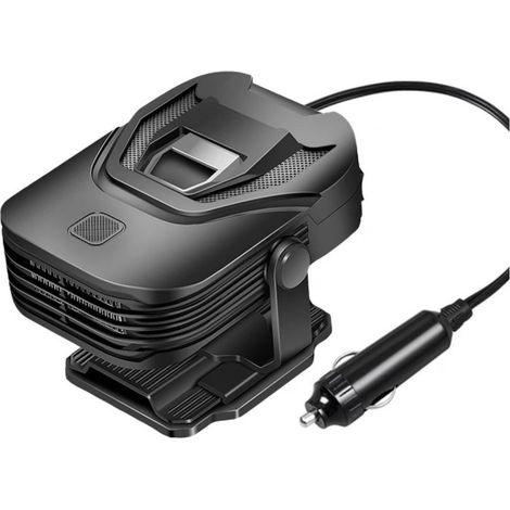 Chauffage pour voiture avec ventilateur, 4 saisons, 12 V, 150 W – mode chauffage/ventilateur, dégivrage et désembuage