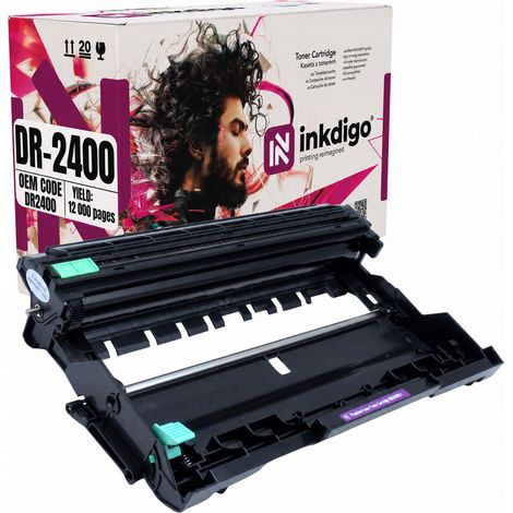 Inkdigo-Trommel DR2400, kompatibel mit Brother DCP-L2510D, HL-L2310D, HL-L2370DN, TÜV-zertifiziert (1/5)