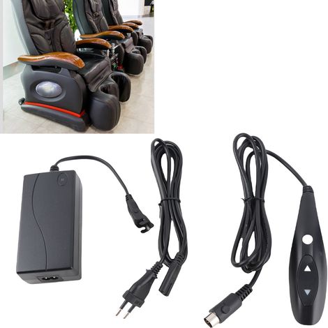 Elektrische Fernbedienung für Sofa-Hebefunktion mit Handbedienung, ABS DC29V, EU-Stecker (1/5)