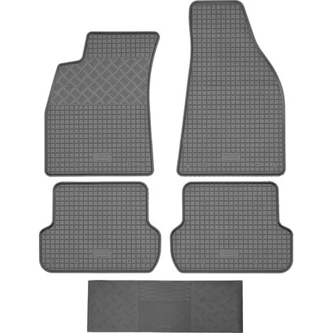 RIGUM 902211 Fußmatten + 900101 Abdeckung - Audi A4 B6 B7 Limousine / Kombi von 2001-2008 AV Füße vorne und hinten - EINBAU
