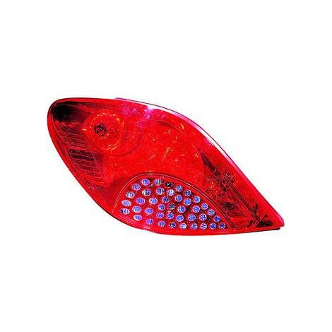 Feu arrière gauche avec porte-lampe Peugeot 207 2006-2009