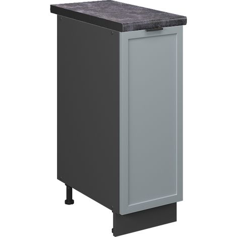 Apothekerschrank Fame-Line, Hellblau-grau, 30 cm , AP Anthrazit, Vicco