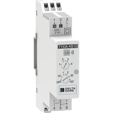 Delta Dore TYXIA 4910 ricevitore compatto bianco per illuminazione