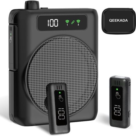 Amplificateur de Voix Portable avec Microphone Cravate sans Fil (1/5)