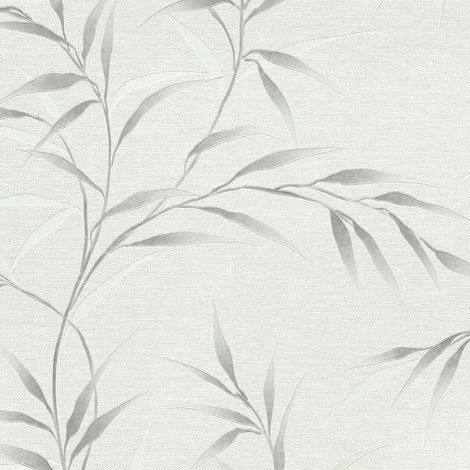 Vliestapete - Fashion for Walls 5 - Hellgrau Creme Grau Bäume Blätter GMK Erismann - 1052831 (1/4)