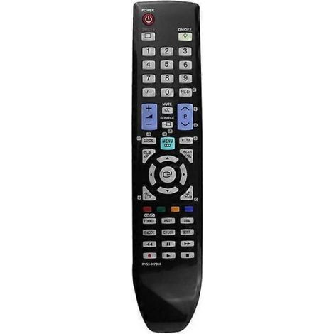 Télécommande De Remplacement - Pour TV Samsung - Compatible Modèles BN59-00706A - Noir - 1 Pièce (1/5)