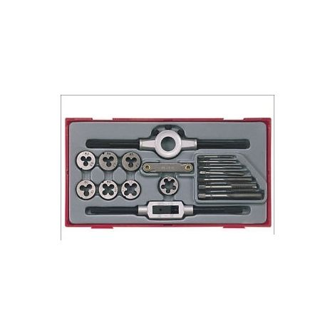 Juego de 17 piezas de terrajas  TENGTOOLS TTTD17