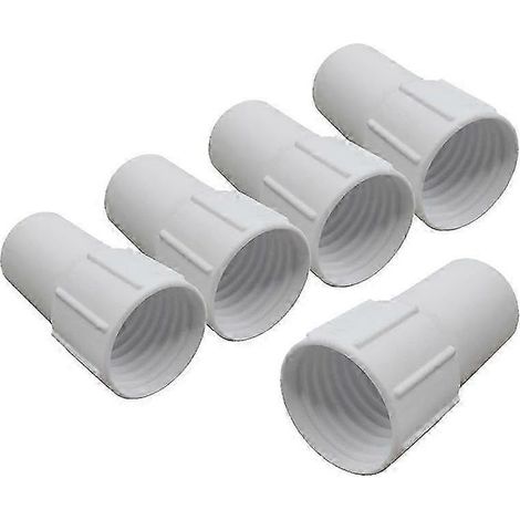 Lot de 5 raccords pour tuyau d'aspirateur de piscine avec filetage intérieur, accessoire de fixation adapté pour l'entretien et le nettoyage de votre bassin (1/5)