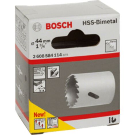 BOSCH-A SEGA A TAZZA BIMETALLICA HSS D 44