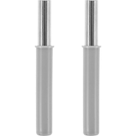 Lot de 2 amortisseurs de fermeture en acier inoxydable pour poubelle domestique, outil de fermeture douce pour la cuisine, amortisseur de remplacement silencieux pour poubelle métallique. (1/3)