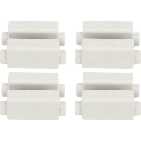 Bornier d'épissure 1000V 100A 2.5-16 mm² 2 entrées, connecteur de fil haute puissance ZK 1116 pour la connexion, 4 pièces